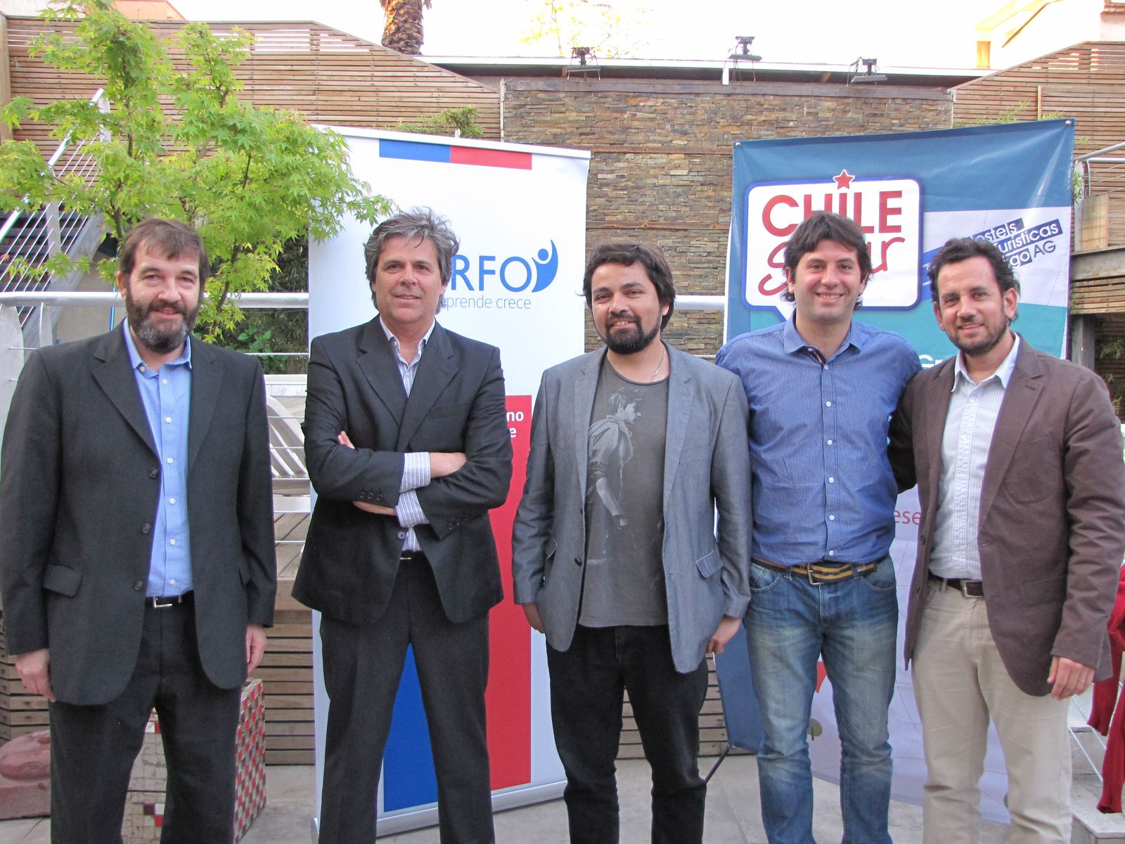 Jesús Salgado, Jaime Guazzini, Joel Martínez, Mario Hermosilla y Nicolás Blanco