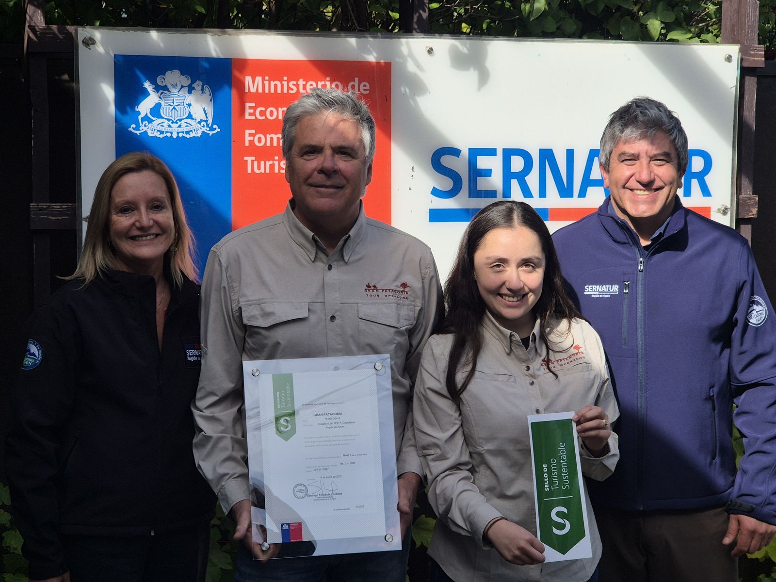 Certificación Sello S SERNATUR — Gran Patagonia